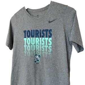 Nike Asheville Tourists Women’s XL Gray Dri-FIT Graphic T-Shirt Casual Baseball